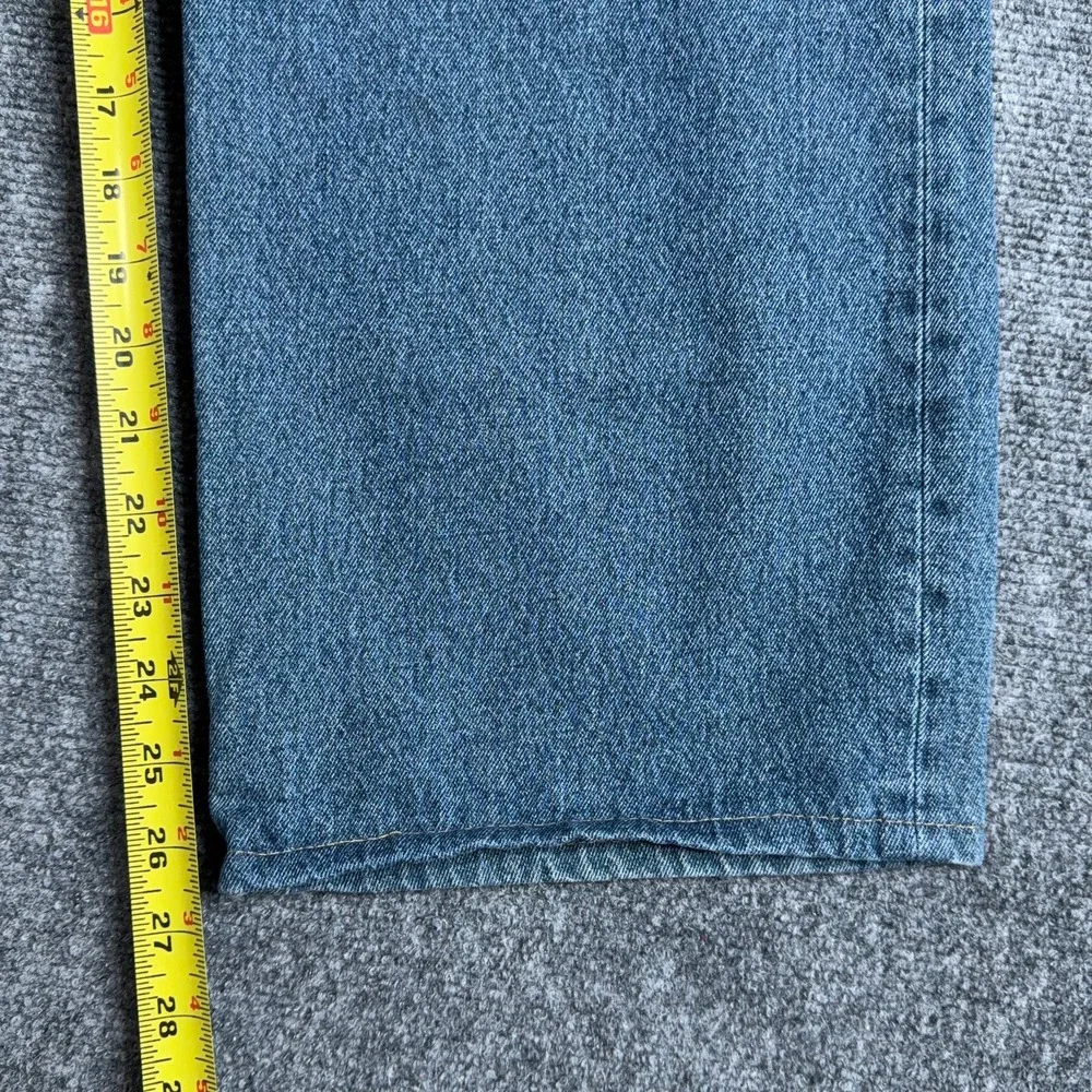 Duluth Trading Flex Ballroom Jeans Mens 40x30 Blue Relaxed Fit Straight Denim